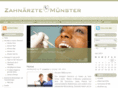 zahnaerztemuenster.com