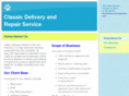 classicdeliveryrepairservice.com