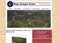 stopcanyoncrest.org
