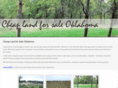 cheaplandforsaleoklahomacheap.com