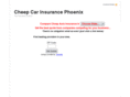 cheepcarinsurancephoenix.com
