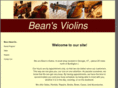 beansviolins.com