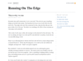 runningontheedge.com
