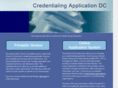 credentialingapplicationdc.org