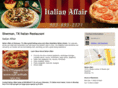 italianaffairpizza.com