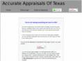 accurateappraisalsoftexas.com