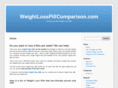 weightlosspillcomparison.com