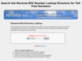 reverse800.com