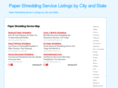 shreddingservicein.com