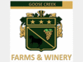 goosecreekfarmsandwinery.com