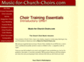 music-for-church-choirs.com