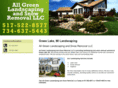 allgreenlandscapingandsnowremoval.com