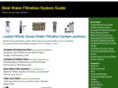 bestwaterfiltrationsystemguide.com