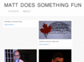 mattdoessomethingfun.com