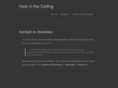 holeintheceiling.com