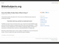 biblesubjects.org