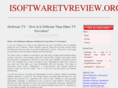 isoftwaretvreview.org