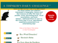 athinkersdailychallenge.com