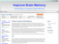 improvebrainmemory.net