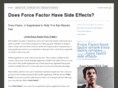 forcefactorsideeffects.com