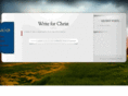 writeforchrist.com