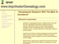 imprimaturgenealogy.com