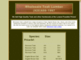 wholesaleteaklumber.com