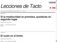 leccionesdetacto.com