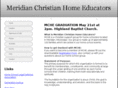meridianchristianhomeeducators.com