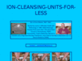 ion-cleansing-units-for-less.com
