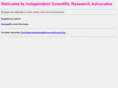 independentscientificresearchadvocates.org