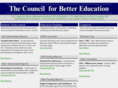 councilforbettereducation.com