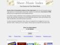 sheetmusicindex.com