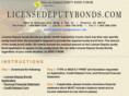 licensedeputybonds.com