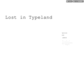 lostintypeland.com