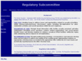 regulatorysubcommittee.com