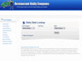 restaurantdailycoupons.com