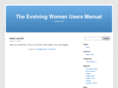 womanusersmanual.com