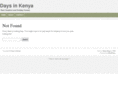 daysinkenya.com