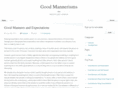 goodmannerisms.com