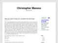 christophermaness.com