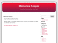 memorieskeeper.com