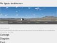 wespeakarchitecture.com