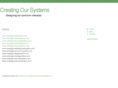 creatingoursystems.com