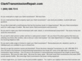 clarktransmissionrepair.com