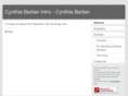 cynthiabarber.com