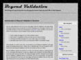 beyondvalidation.com
