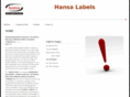 hansalabels.com