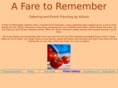 afaretoremembercatering.com