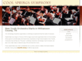 coolspringssymphony.com